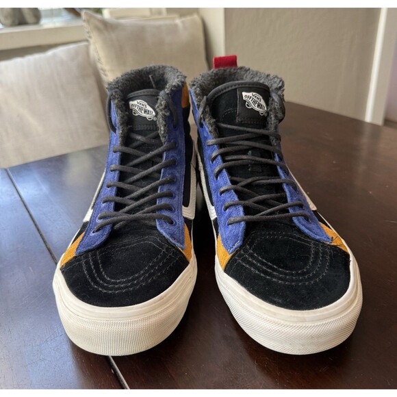 DS 2019 Vans Sk8-Hi 46 WATER RESISTANT MTE DX  Black Surf The Web, 10.5 W/9M - Picture 2 of 7